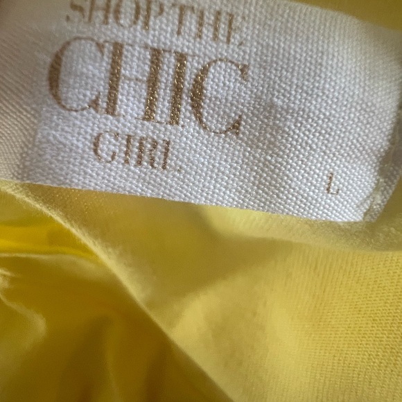 Yellow Ruffle Sleeve Top - Picture 2 of 6